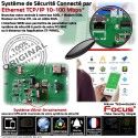 F3 PACK FOCUS ST-VGT 4G Ethernet Surveillance Alarme Appartement 868MHz Sécurité Système Orion Compatible Connecté TCP-IP GSM