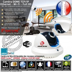 Smartphone Surveillance DOME Application Wi-Fi LAN Alerte Infrarouge Réseau Caméra Vidéo FOCUS Nuit IP Panoramique Vision Meian HA-8501