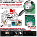 Protection Logement Connecté FOCUS 868MHz TCP-IP ST-V Alarme sans Ethernet SmartPhone Centrale abonnement HA-VGT Connectée Sans-Fil PACK GSM Réseau SIM