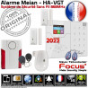 Cave PACK FOCUS HA-VGT 3G Alarme Ethernet TCP-IP 868MHz abonnement Connectée Réseau Appartement Sans-Fil Centrale sans SmartPhone SIM