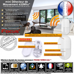 Mouvement Connectée Immunité Bureaux Garage Animaux FOCUS MHz Détection Alarme Infrarouge Cabinets 433 Avertissement Radar Mini Centrale Détecteur