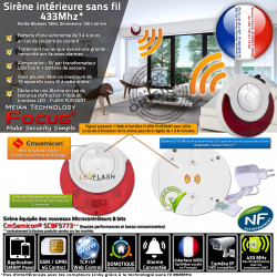 SmartPhone FLASH Ethernet MHz Système Appartement Sans Sirène Protection Capteur 433MHz Alerte Autonome Fil MD-214 Sécurité Maison 3G 4G 433