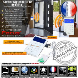 Tactile Digicode sans Avertissement Alarme Centrale Commerce Lecteur Meian RFID Clavier FOCUS Connectée Ethernet Badge fil Restaurant