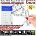Clavier Lecteur Badge RFID Système 868MHz Centrale Sans Volet IP Fil Roulant Connectée Ethernet Relais Alarme Accès PB503-R Détection