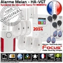 Maison E ST-VGT Professionnels Ethernet GSM Surveillance TCP-IP FOCUS VGT Alarme 868MHz Sans-Fil Connecté Meian Système Sécurité à Professionnel étage