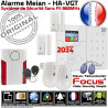 Garage M PACK ST-VGT Local Meian Surveillance Sécurité TCP-IP Maison Ethernet FOCUS Système Alarme GSM Connecté 868MHz