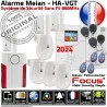 F4 Système Meian ST-VGT Pièces Appartement Chambres ORIGINAL GSM Salons Connecté Alarme Sécurité Porte Capteur Présence Protection