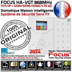 TCP-IP Connecté FOCUS Industriel Bâtiment Alarme GSM Système Meian ST-VGT Surveillance Ethernet Sécurité 868MHz Focus TCP/IP