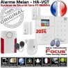 F1 PACK ST-VGT Local 868MHz FOCUS Meian Surveillance Appartement TCP-IP Sécurité GSM Connecté Alarme Système Ethernet