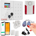 F2 PACK FOCUS HA-VGT 4G sans SIM GSM Connectée Réseau 868MHz Centrale Appartement abonnement IP TCP-IP Alarme Ethernet ST-V SmartPhone