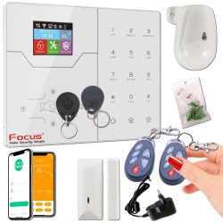 Alarme FOCUS Professionnels Protection Connecté GSM SmartPhone 433 Sécurité Ethernet Surveillance Meian MHz Système PACK TCP-IP HA-VGT Sans-Fil