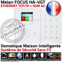 Focus ST-VGT GSM 3G/4G TCP/IP sans Système FOCUS Meian 868MHz Surveillance Alarme ST-V abonnement Connecté TCP-IP Sécurité Sans-Fil Ethernet