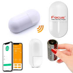 Système FOCUS Connecté Mini Meian 868MHz Immunité Animaux Salons Capteur Pièces 4G MC-565R Chambres Détection Passage Présence Radar Sécurité