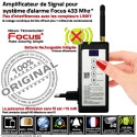 PB-204R 433MHz Booster Protection Réception Transmission Détection Antenne Sécurité Portée Système Puissance Connecté Longue