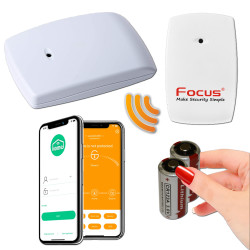 MHz GSM Surveillance Boutique Connectée Sans éclat Détecteur 343R MD Avertisseur Entreprise 433 Microphone Glace Maison Sons Fil 4G Entrepôt