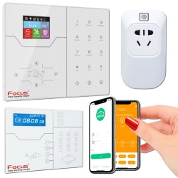 Prise de Maison Module Roulant contrôle Volet garage Application Protection Alarme PL-508R Porte Connectée ou Sans-fil Centrale Téléphone