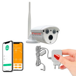 Ethernet Système Surveillance Caméra HA-8403 Alarme Vision Réseau de Nuit Wi-Fi Protection Extérieure Sécurité Enregistrement Maison IP