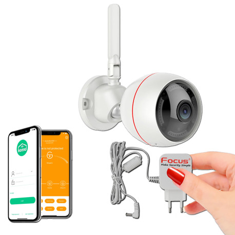 Extérieur Caméra IP Smartphone sans Wi-Fi Sécurité de HA-8406 Surveillance Système à Logement sur Abonnement Protection Distance RJ45